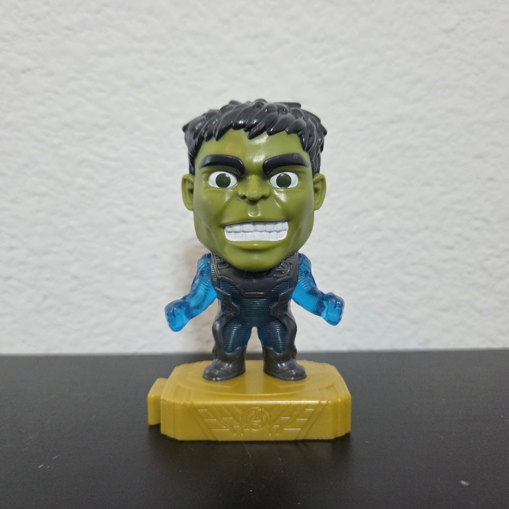 2019 McDonalds Happy Meal Avengers Hulk In Light Up Blue Suit
